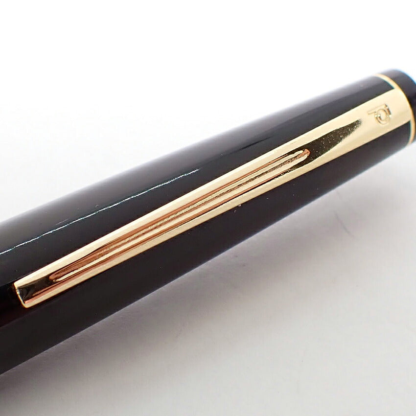 【中古】PLATINUM/プラチナム 万年筆 ペン先１８K ブラック×ゴールド/j269-7