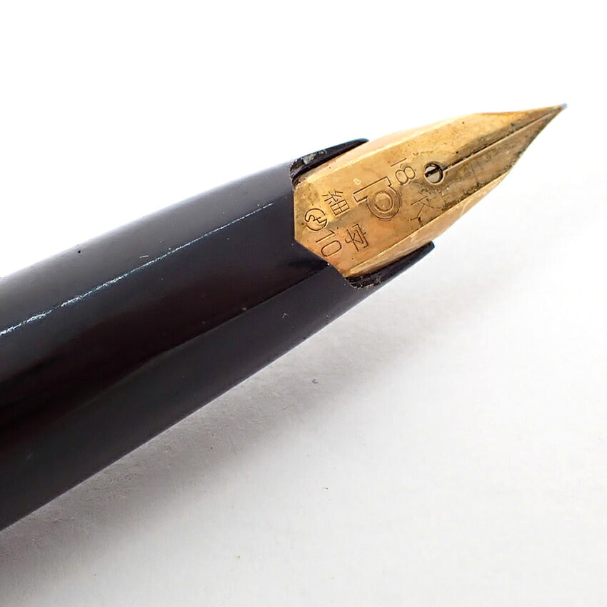 【中古】PLATINUM/プラチナム 万年筆 ペン先１８K ブラック×ゴールド/j269-7