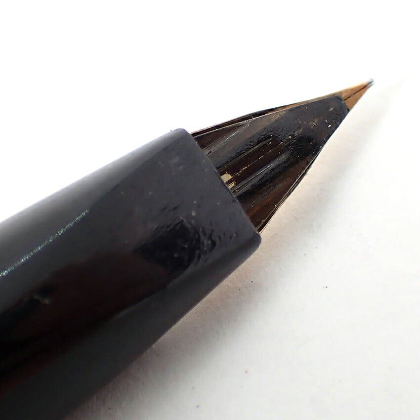 【中古】PLATINUM/プラチナム 万年筆 ペン先１８K ブラック×ゴールド/j269-7