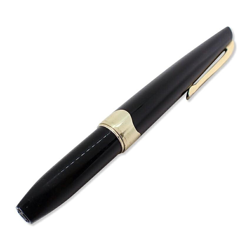 【中古】PLATINUM/プラチナム 万年筆 ペン先１８K ブラック×ゴールド/j270-2