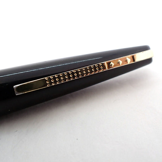 【中古】PLATINUM/プラチナム 万年筆 ペン先１８K ブラック×ゴールド/j270-2