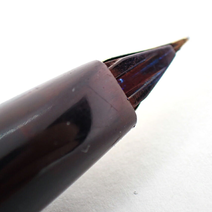 【中古】PLATINUM/プラチナム 万年筆 ペン先１８K ブラック×ゴールド/j270-2