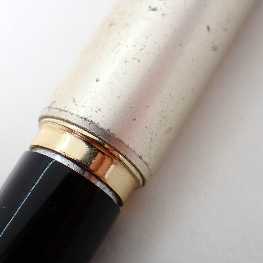 【中古】PLATINUM/プラチナム 万年筆 ペン先１８K ブラック×ゴールド/j270-4