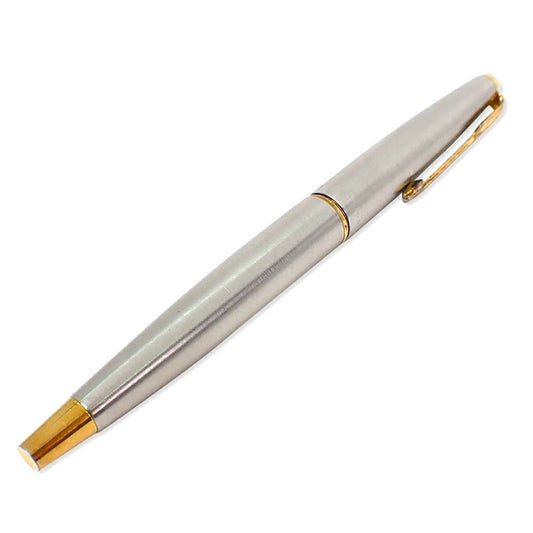 【中古】PARKER/パーカー 万年筆  インジェニュイティ ブラックラバー＆メタル/j270-6