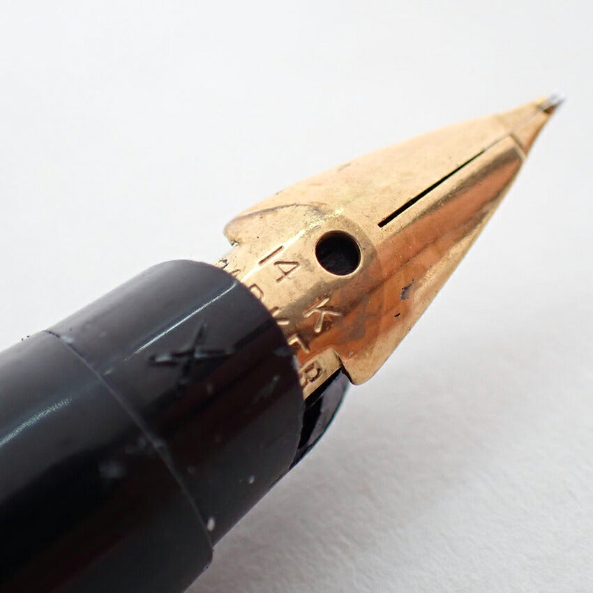 【中古】PARKER/パーカー 万年筆  インジェニュイティ ブラックラバー＆メタル/j270-6