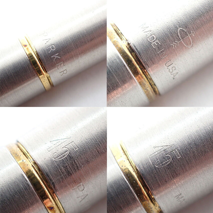 【中古】PARKER/パーカー 万年筆  インジェニュイティ ブラックラバー＆メタル/j270-6