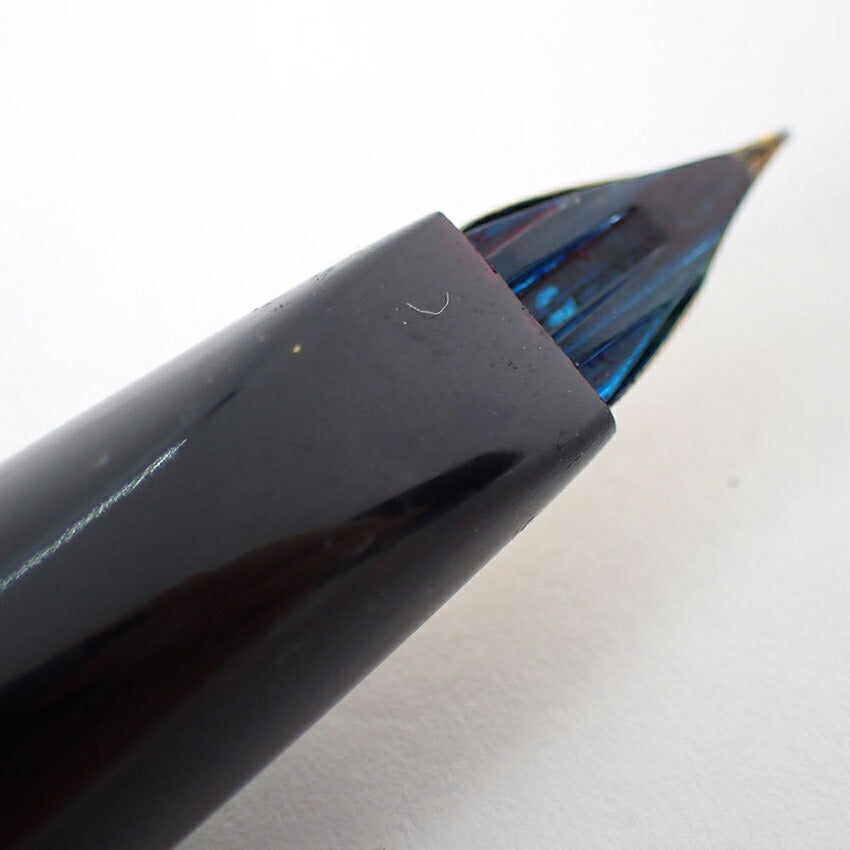 【中古】PLATINUM/プラチナム 万年筆 ペン先１８K ブラック×ゴールド/j270-9