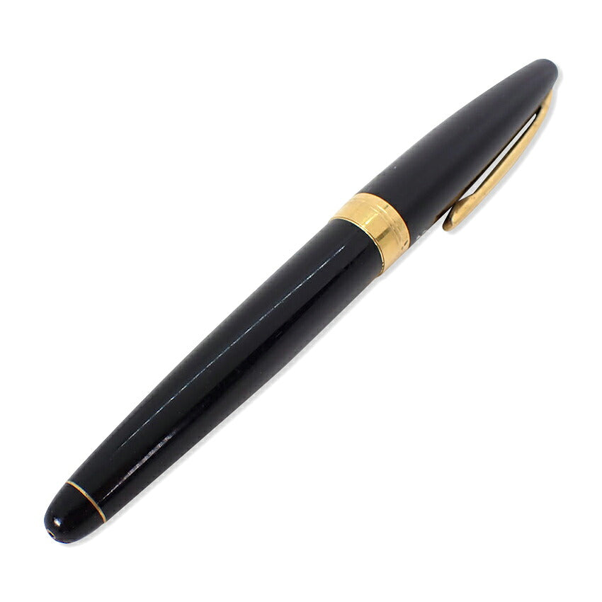 【中古】PILOT/パイロット 万年筆  ペン先18K  ブラック×ゴールド/j271-10
