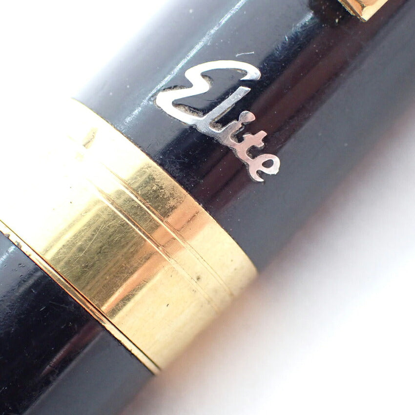 【中古】PILOT/パイロット 万年筆  ペン先18K  ブラック×ゴールド/j271-10
