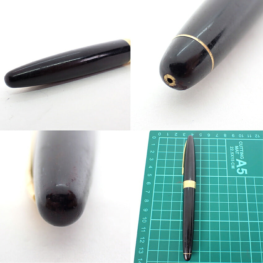【中古】PILOT/パイロット 万年筆  ペン先18K  ブラック×ゴールド/j271-10