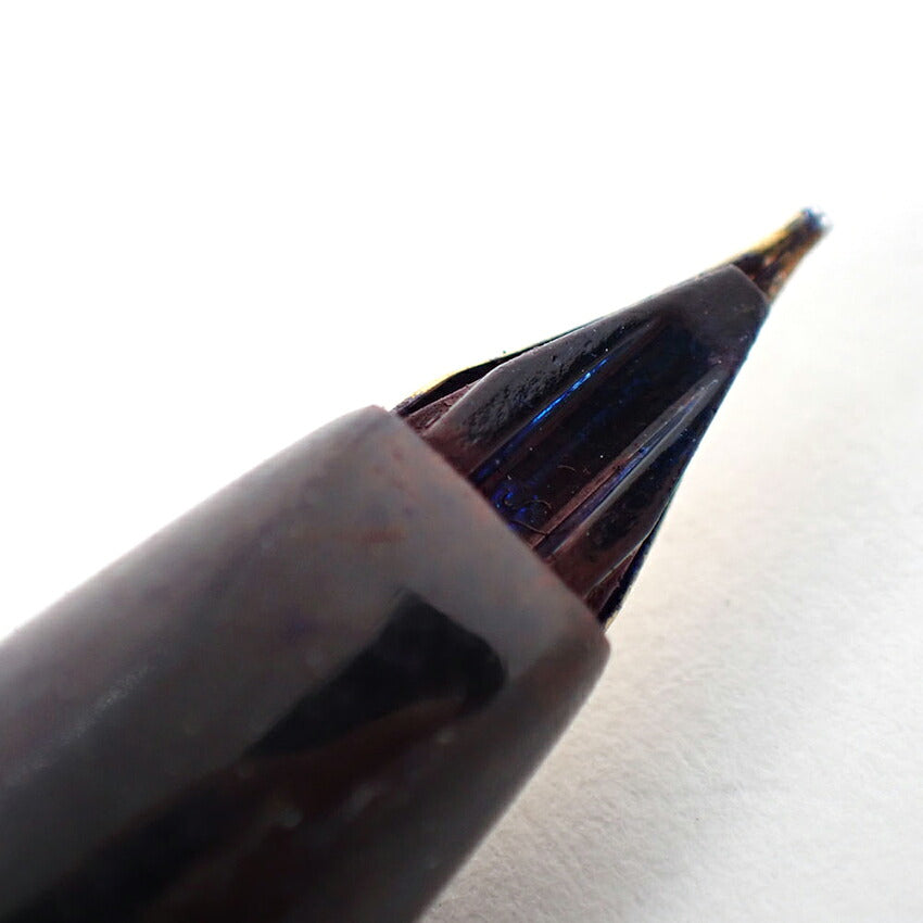 【中古】PLATINUM/プラチナ 万年筆 ペン先１８K ブラック×ゴールド/j271-1