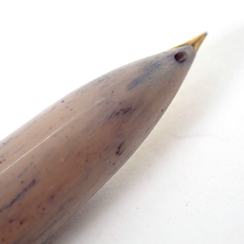 【中古】PILOT/パイロット シルバー/ブラウン 万年筆  ペン先18K/j271-3