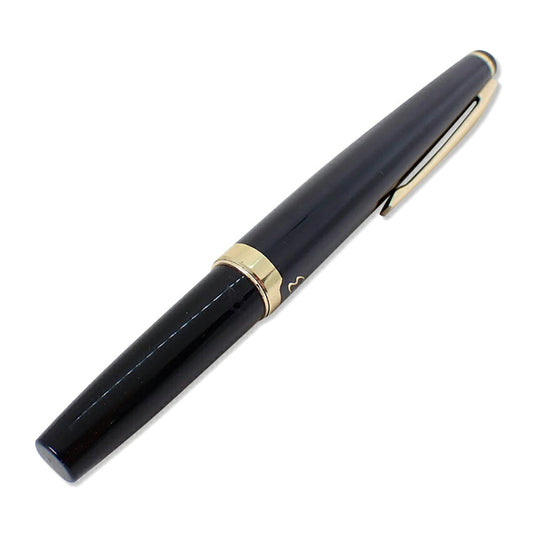 【中古】PILOT/パイロット 万年筆  ブラック×ゴールド ペン先18K /j271-4