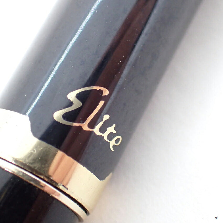 【中古】PILOT/パイロット 万年筆  ブラック×ゴールド ペン先18K /j271-4