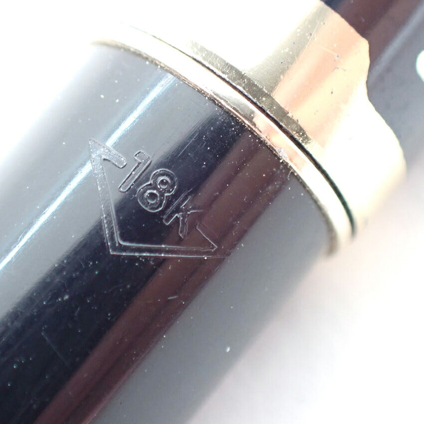 【中古】PILOT/パイロット 万年筆  ブラック×ゴールド ペン先18K /j271-4