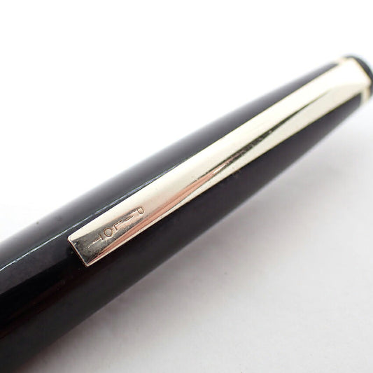 【中古】PILOT/パイロット 万年筆  ブラック×シルバー ペン先18K /j271-6