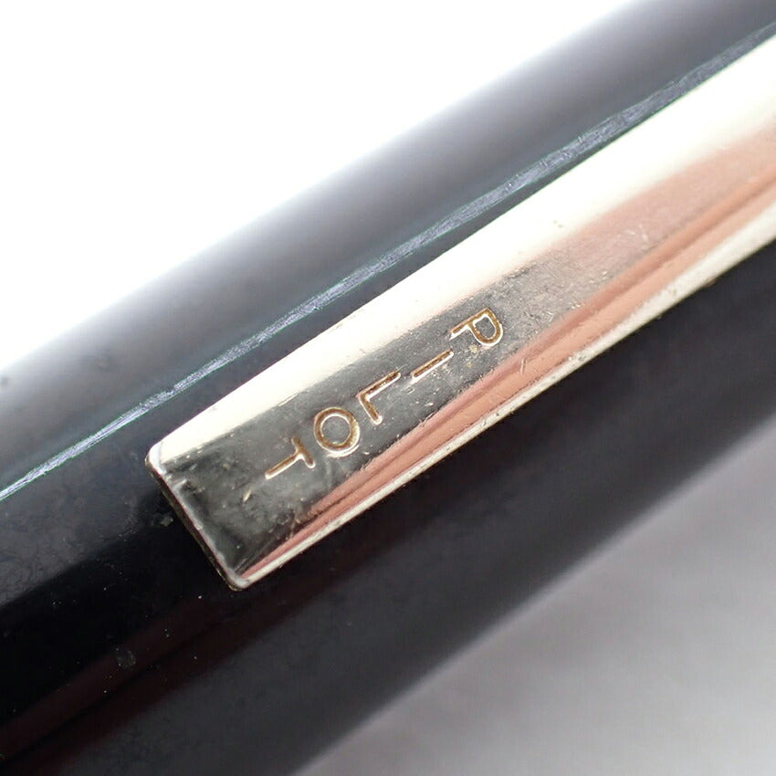 【中古】PILOT/パイロット 万年筆  ブラック×シルバー ペン先18K /j271-6