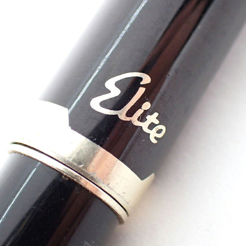【中古】PILOT/パイロット 万年筆  ブラック×シルバー ペン先18K /j271-6