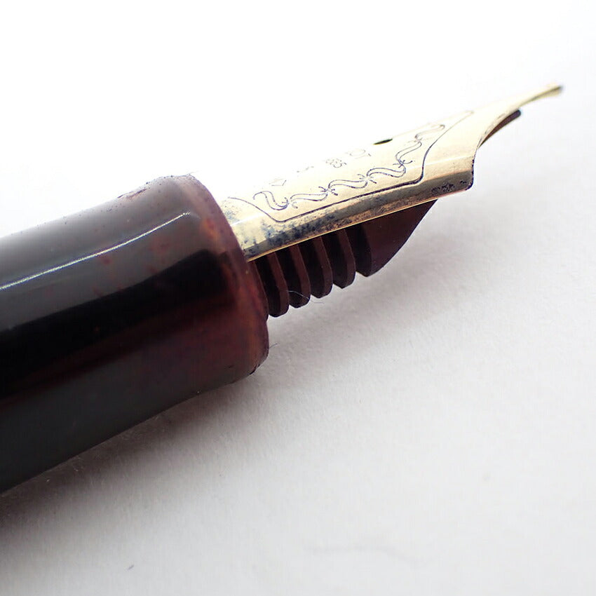【中古】PILOT/パイロット 万年筆  COSTOM74 ペン先14K　ブラック×ゴールド/j271-8
