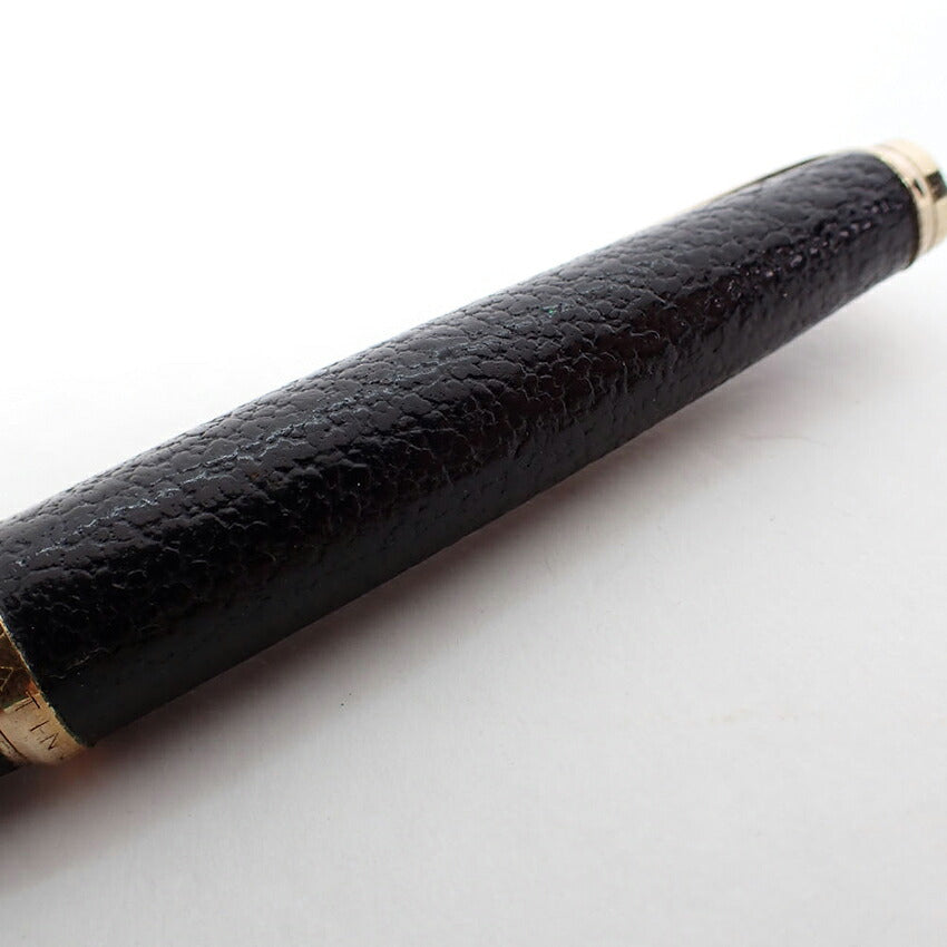 【中古】PLATINUM/プラチナ 万年筆 ペン先１８K ブラック×ゴールド/j271-9