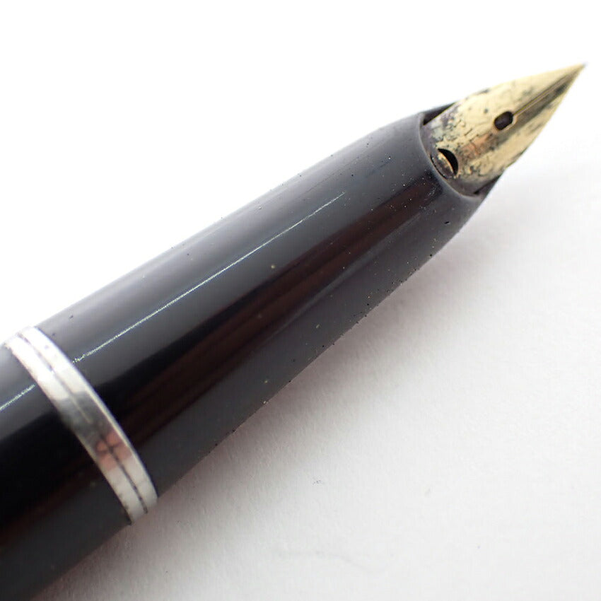 【中古】PILOT/パイロット 万年筆  ペン先14K  ブラック×メタル/j272-10