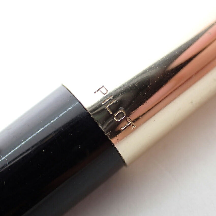【中古】PILOT/パイロット 万年筆  ペン先14K  ブラック×メタル/j272-10