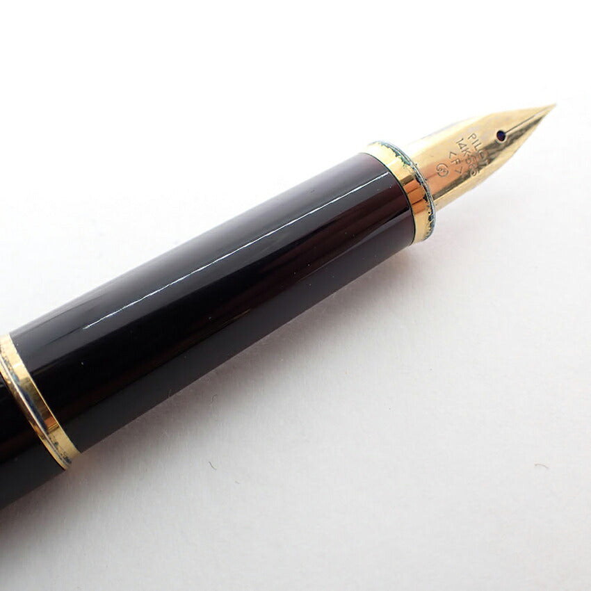 【中古】PILOT/パイロット 万年筆  ブラック×ゴールド ペン先14K /j272-7