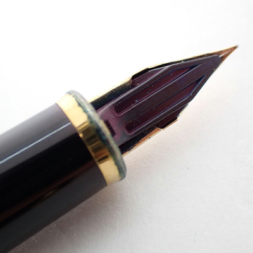 【中古】PILOT/パイロット 万年筆  ブラック×ゴールド ペン先14K /j272-7