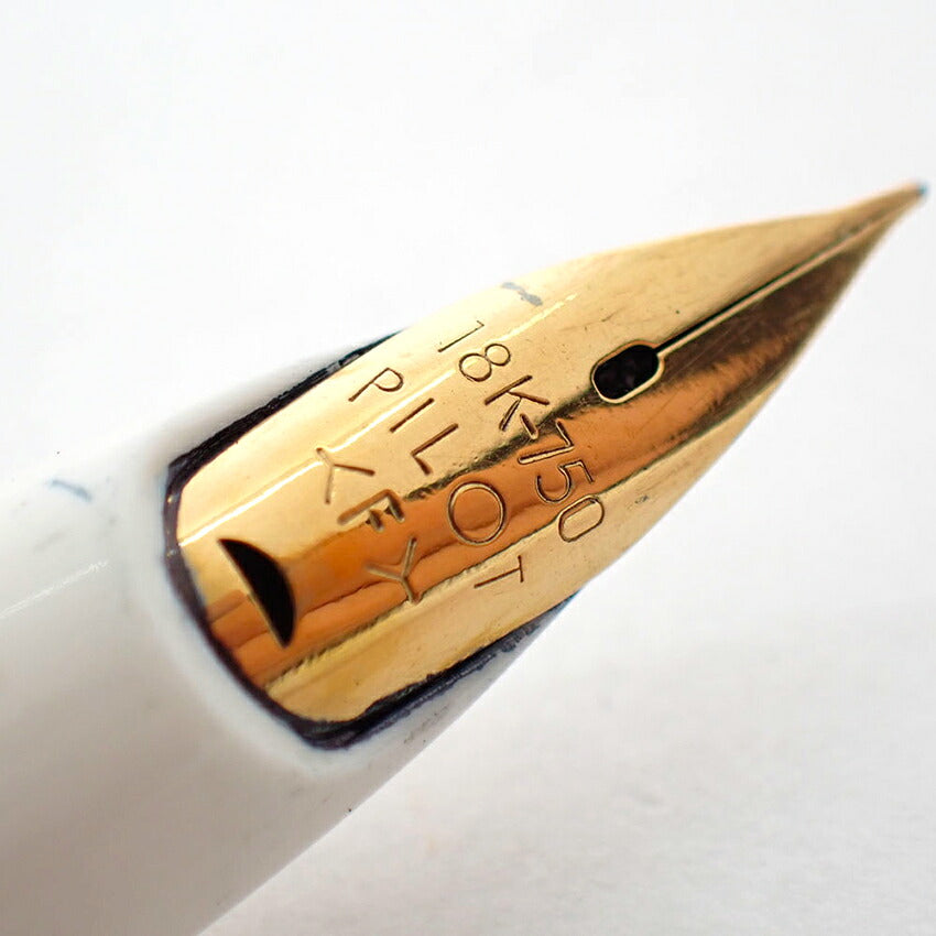 【中古】PILOT/パイロット 万年筆  フラワー ペン先18K /j272-9
