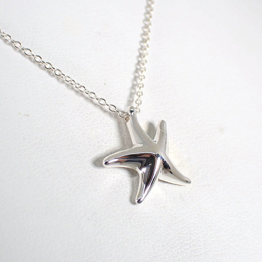 【中古】TIFFANY/ティファニー 925 スターフィッシュ ペンダント/ネックレス/j273-10