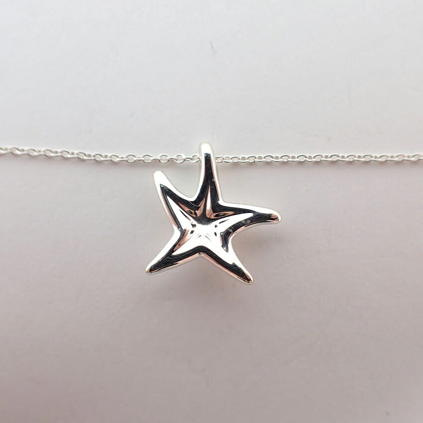 【中古】TIFFANY/ティファニー 925 スターフィッシュ ペンダント/ネックレス/j273-10
