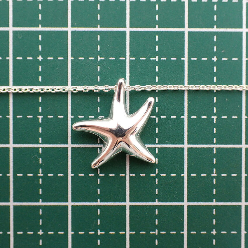 【中古】TIFFANY/ティファニー 925 スターフィッシュ ペンダント/ネックレス/j273-10