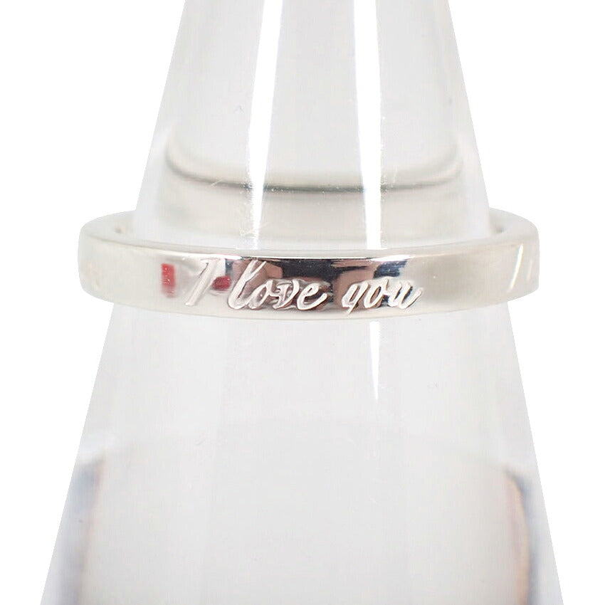 【中古】TIFFANY/ティファニー 925 ノーツ ナロー I love you リング /11号/j273-2