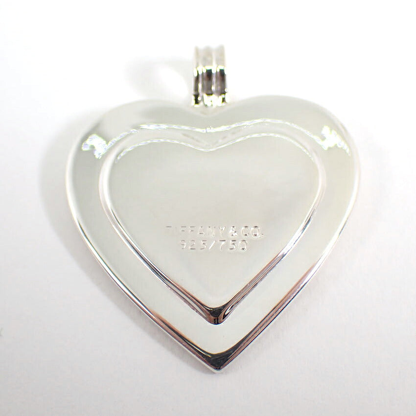 【中古】TIFFANY/ティファニー 925/750  ハート ペンダントトップ/j273-7