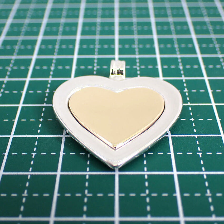 【中古】TIFFANY/ティファニー 925/750  ハート ペンダントトップ/j273-7
