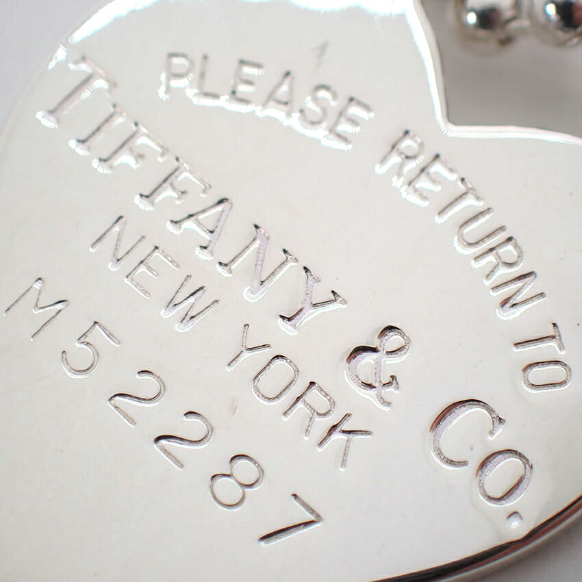 【中古】TIFFANY/ティファニー 925 リターントゥティファニー オーバルタグ ロング ペンダント/j274-10