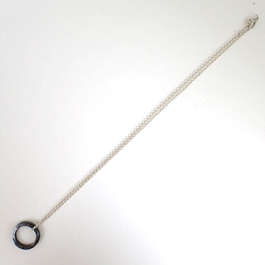 【中古】TIFFANY/ティファニー チタン/925 1837 サークル ネックレス/j274-2