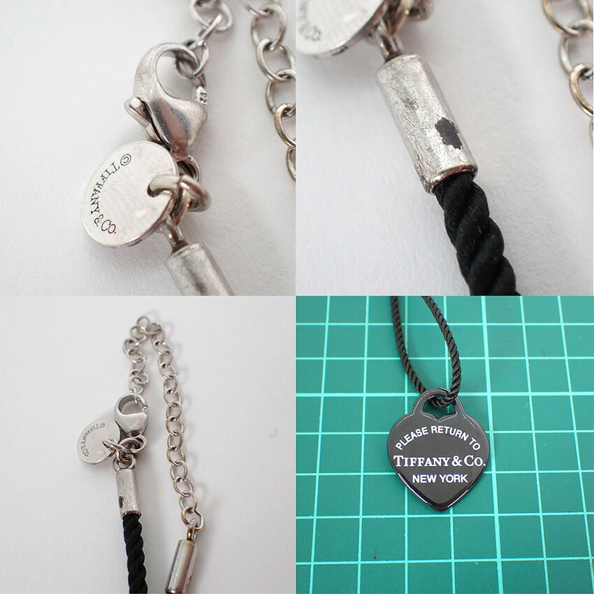 【中古】TIFFANY/ティファニー 925/プラスチック リターントゥティファニー ハートタグ ペンダント/j274-3
