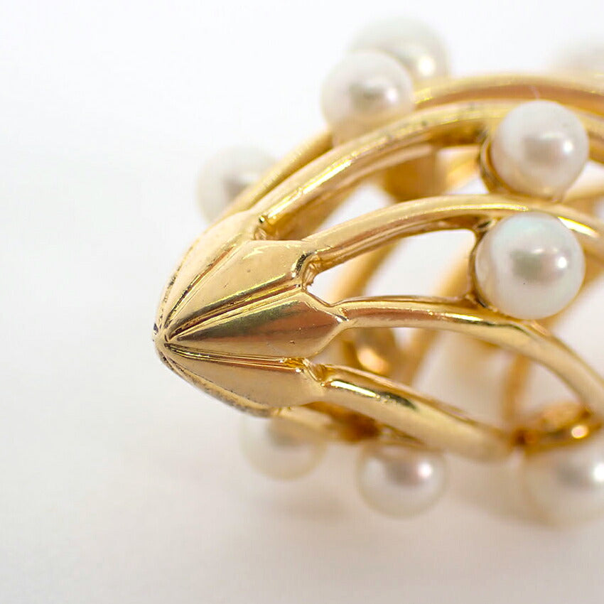 【中古】MIKIMOTO/ミキモト K18 アコヤ真珠/パール ペンダントトップ/j274-5