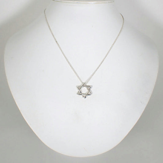 【中古】TIFFANY/ティファニー 925 スターオブダビデ ペンダント/ネックレス/j274-6