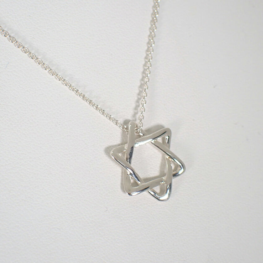 【中古】TIFFANY/ティファニー 925 スターオブダビデ ペンダント/ネックレス/j274-6