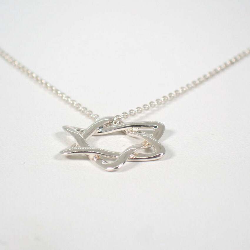 【中古】TIFFANY/ティファニー 925 スターオブダビデ ペンダント/ネックレス/j274-6