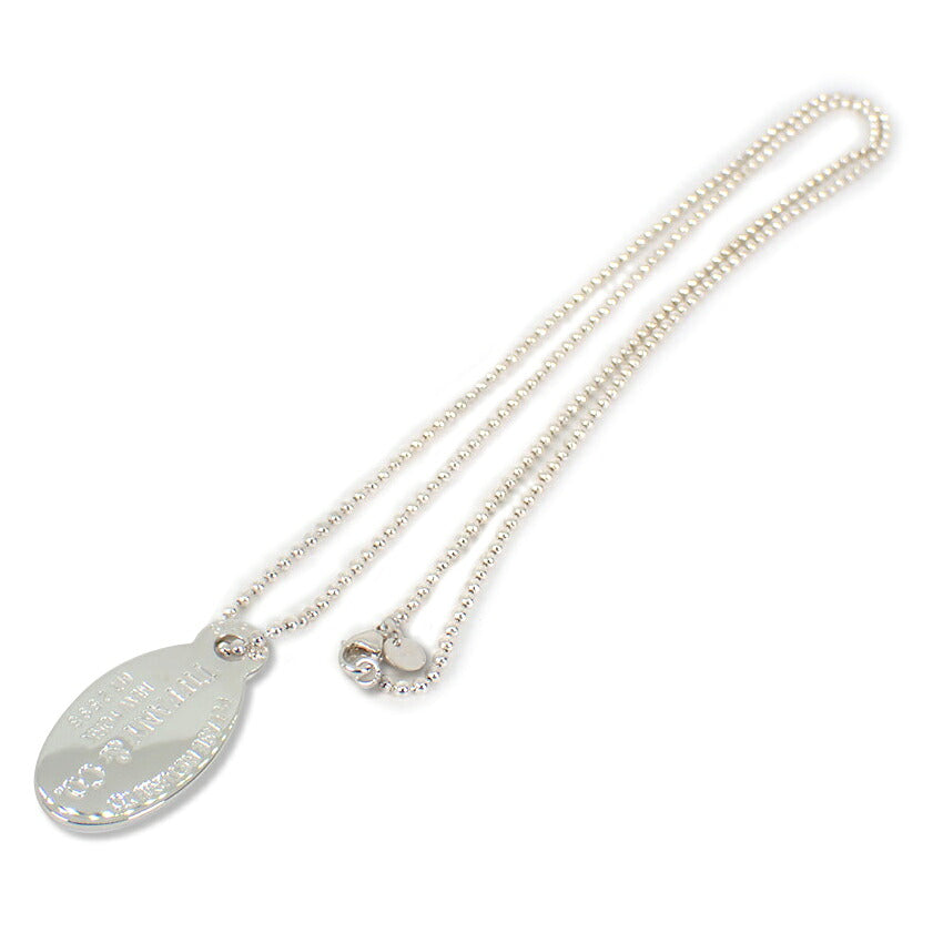 【中古】TIFFANY/ティファニー 925 リターントゥティファニー オーバルタグ ロング ペンダント/ネックレス/j275-10