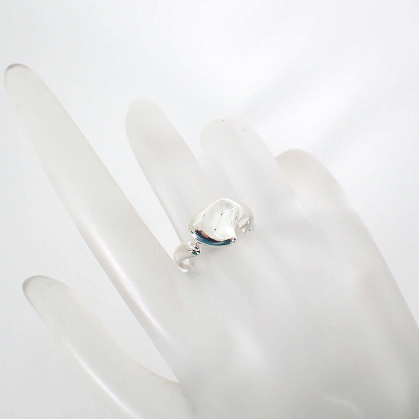 【中古】TIFFANY/ティファニー 925 フルハート リング/14号/j275-4