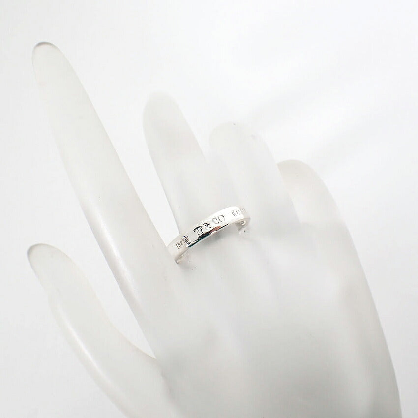 【中古】TIFFANY/ティファニー 925 1837 ナロー リング/15号/j275-6