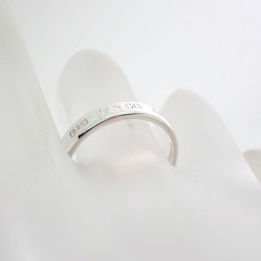 【中古】TIFFANY/ティファニー 925 1837 ナロー リング/15号/j275-6
