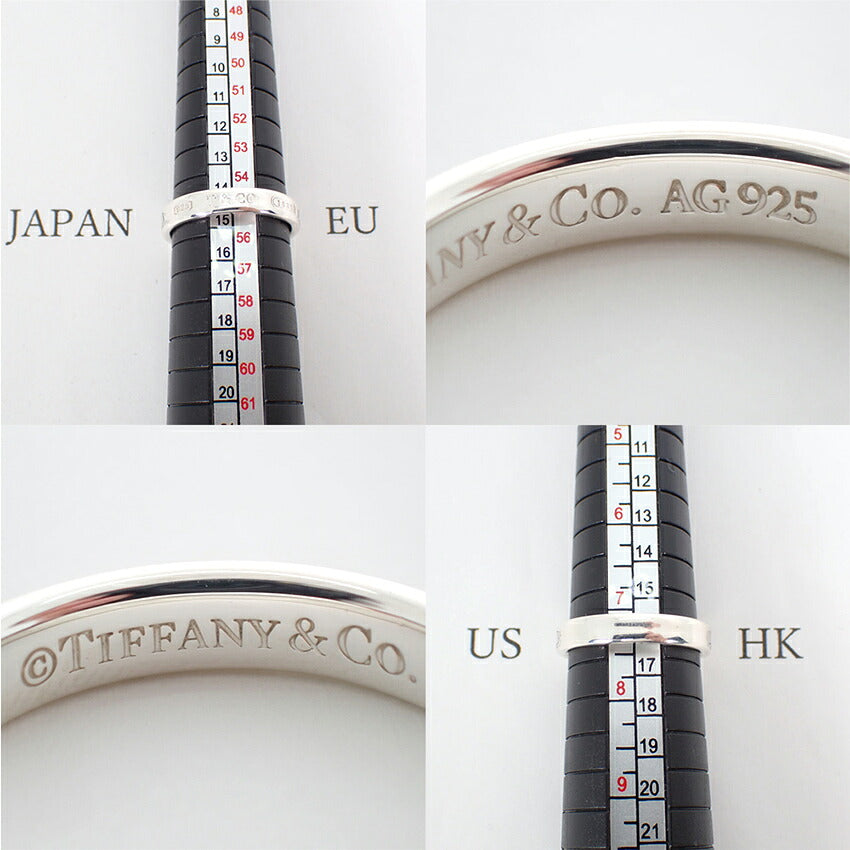 【中古】TIFFANY/ティファニー 925 1837 ナロー リング/15号/j275-6