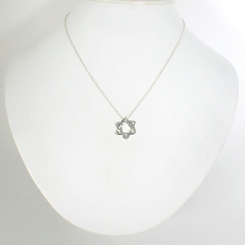 【中古】TIFFANY/ティファニー 925 スターオブダビデ ペンダント/ネックレス/j275-9