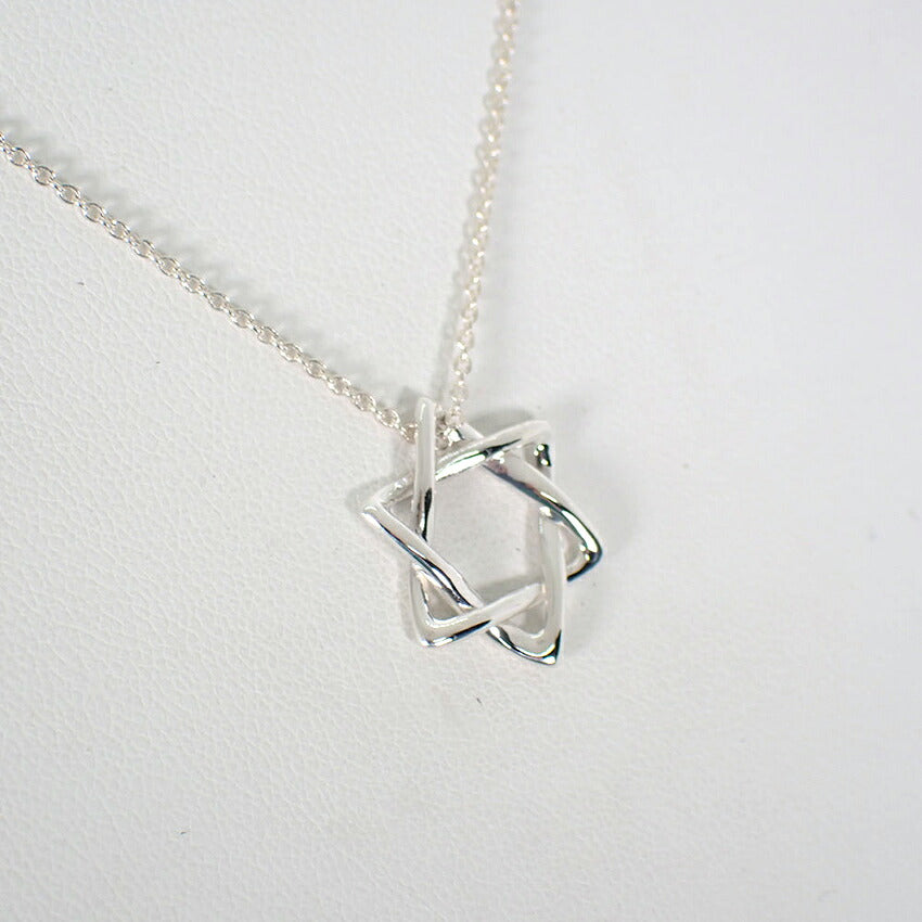【中古】TIFFANY/ティファニー 925 スターオブダビデ ペンダント/ネックレス/j275-9