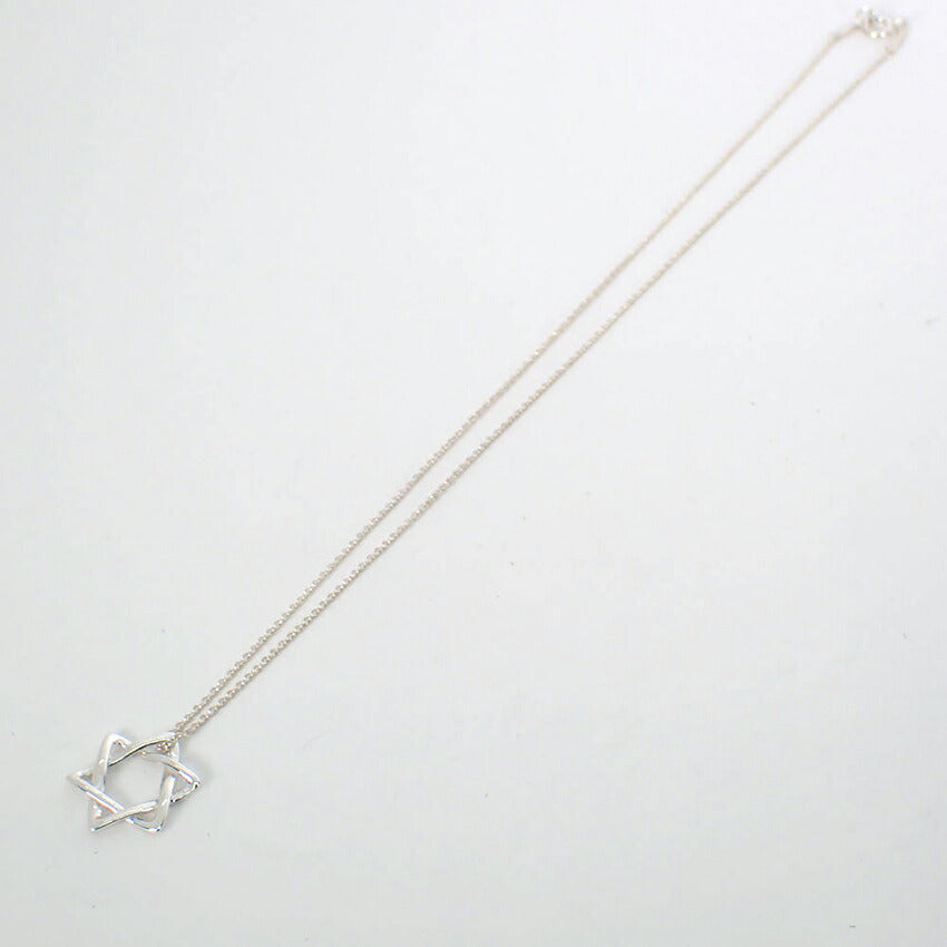 【中古】TIFFANY/ティファニー 925 スターオブダビデ ペンダント/ネックレス/j275-9